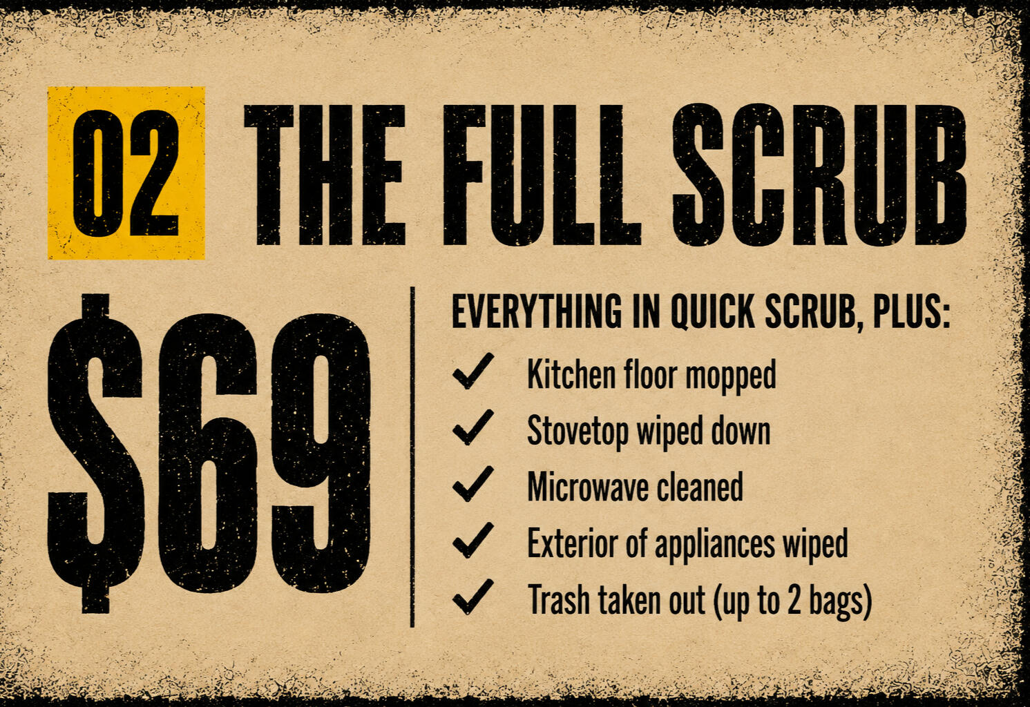The Full Scrub